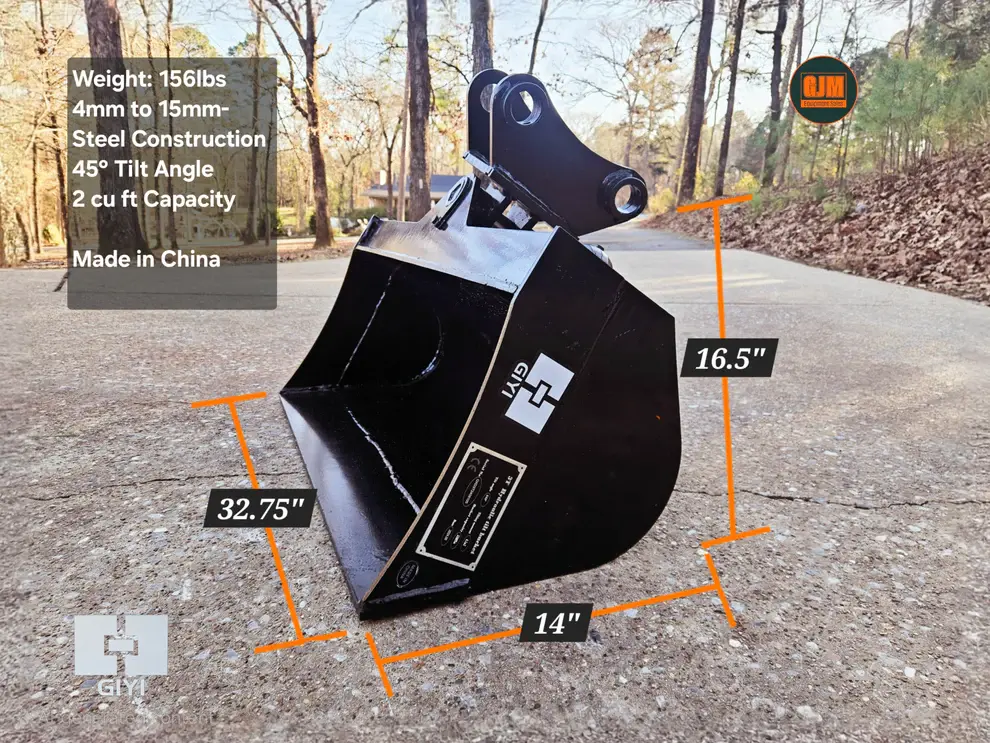 GIYI 32 MINI EXCAVATOR TILT BUCKET 3.webp