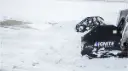 IGNITE 84" COMMERCIAL SNOW PUSHER WITH PULLBACK BLADE