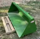 KIVEL BRAND JOHN DEERE 72" COMPACT TRACTOR BUCKET HOOK & PIN STYLE
