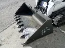 B0BCAT 80" HD BUCKET WITH REPLACEABLE BOLT-ON TEETH