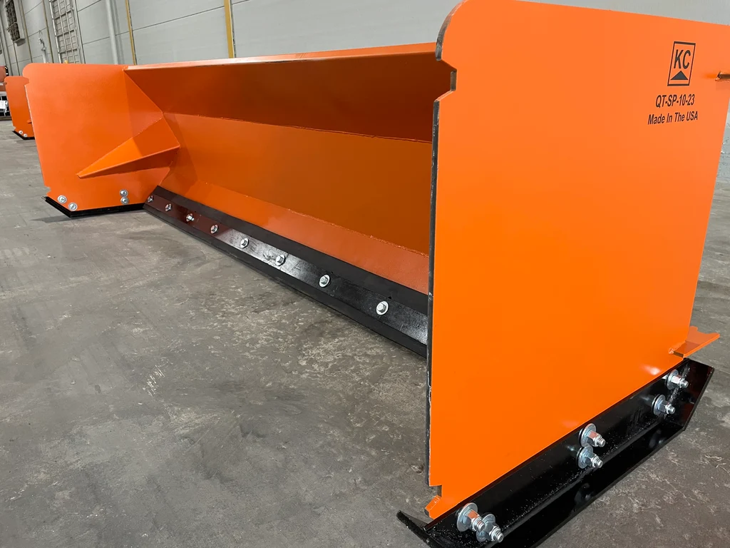 KC 10' HD SNOW PUSHER WITH PULL BACK BLADE 
