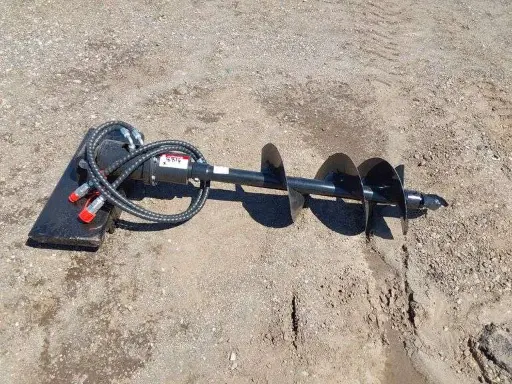 GIYI MINI SKID STEER POST HOLE DIGGER 12" AUGER
